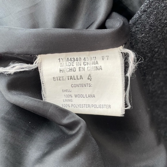 Vintage Harve Benard 100% Wool Peacock Long Sleeves Button Down Long Jacket Sz 4 - Picture 16 of 16